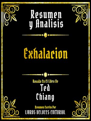 cover image of Resumen Y Analisis--Exhalacion